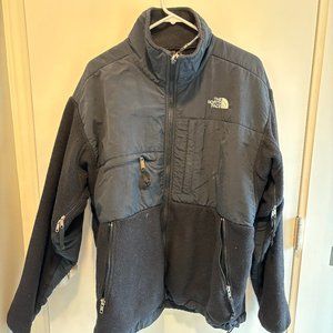 Men's Vintage Northface Fleece Full ZipBlack Denali Jacket Size L